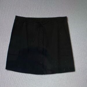 Cabi Lyric SKORT Size Small black drawstring waist style #6638